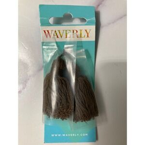 Waverly Tassels Decorative Trim Brown 2 Count New